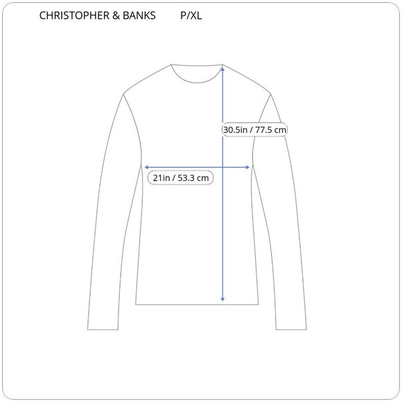 Christopher & Banks Womens Sweater PXL Pullover High Neck Blue BLU65E - Picture 2 of 9